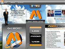 Tablet Screenshot of moremediagroup.com